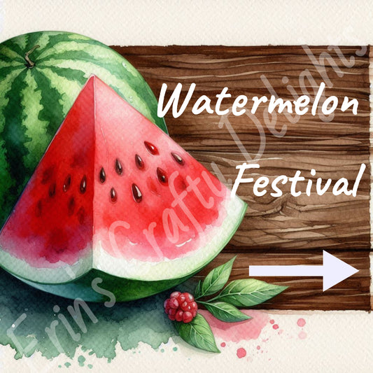 Watermelon Festival Sign