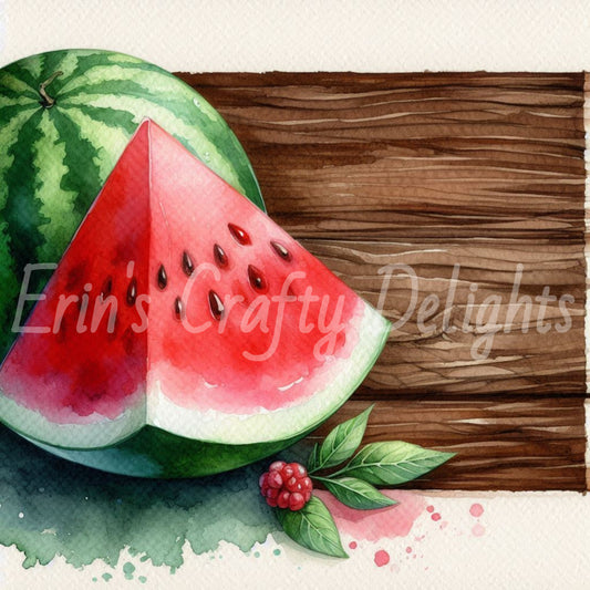 Watermelon Sign Blank