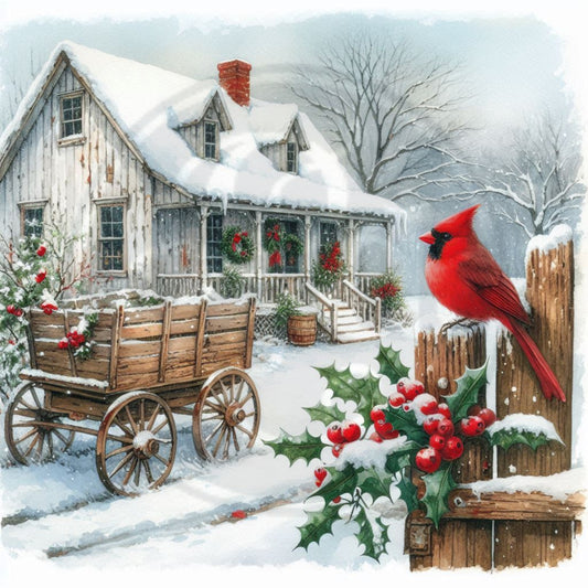 Winter Farmhouse 3