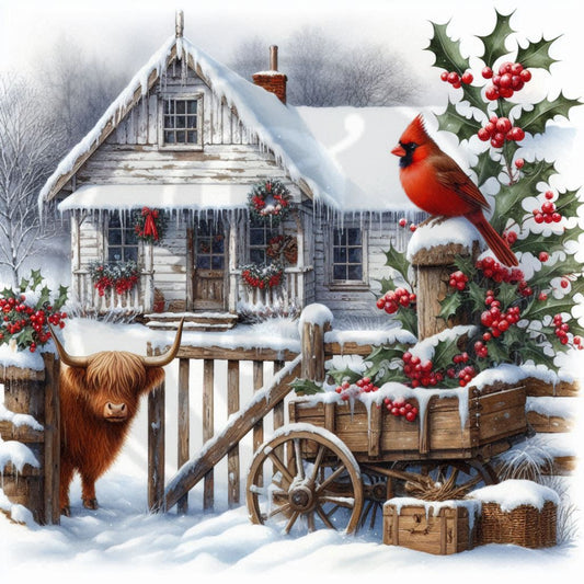 Winter Farmhouse 4