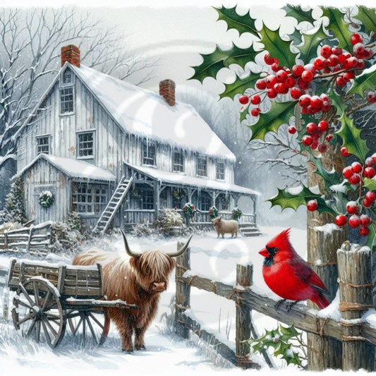 Winter Farmhouse 5