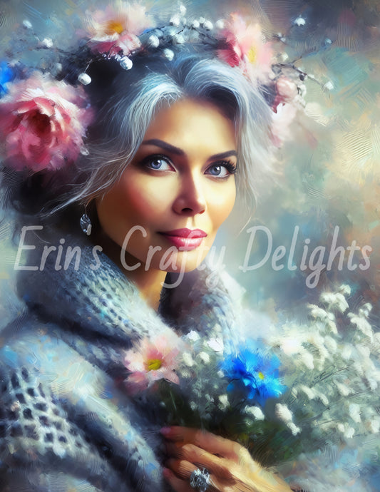 Winter Woman Portrait 2