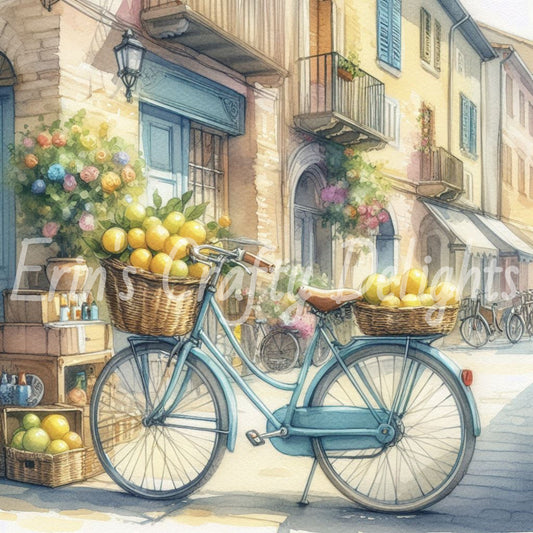 1 Sq Lemon Delivery 8x8 Printable